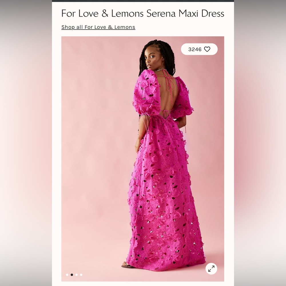 For love & lemons Serena Maxi Dress Free People